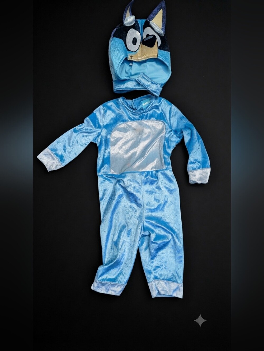 Blue Kids Character Plush Costume with Hood